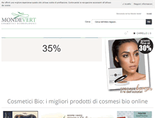 Tablet Screenshot of mondevert.it